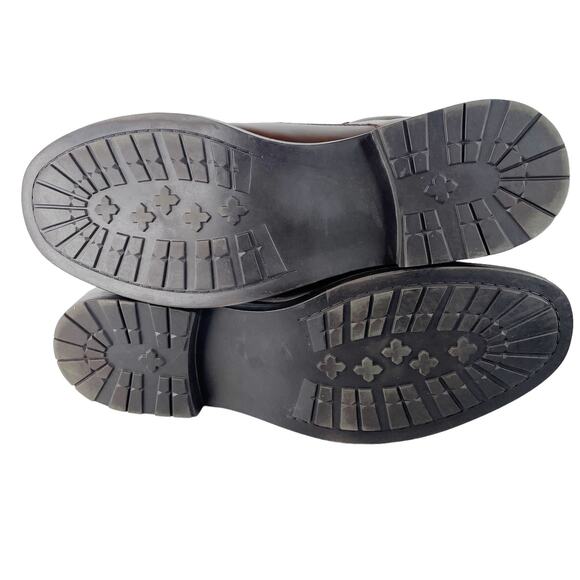 Unlisted by Kenneth Cole Roll With It Faux Leather Boots Brown Mens 13 M - Picture 7 of 9